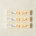 The entire fall collection is featured - Basically Fall, Morning Fog, and Spiced Apples - all-natural, vegan, soy wax melts made with essential oils