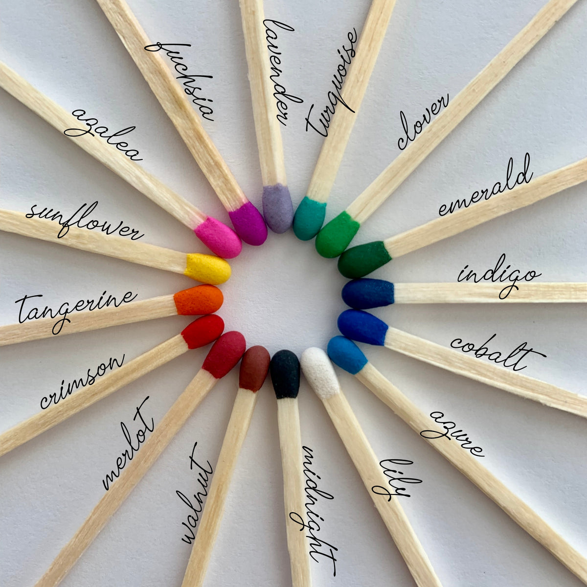 MIX COLORED TIP MATCHES - Eco Candle Project